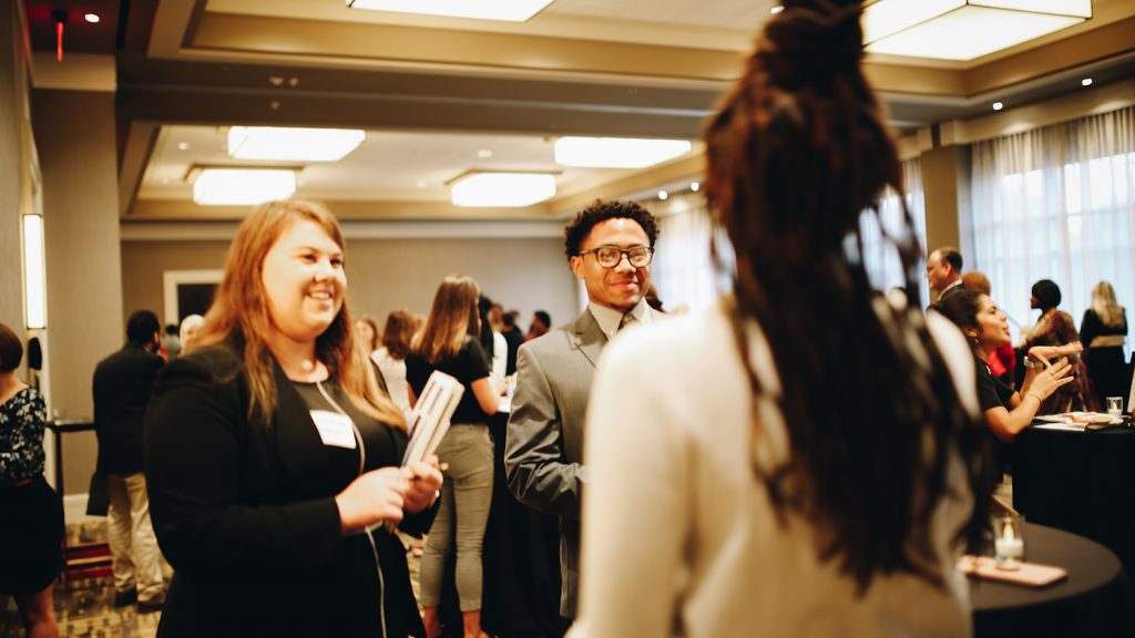 Behind the scenes of the Inclusive Recruiter reception