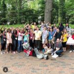 group of students outside