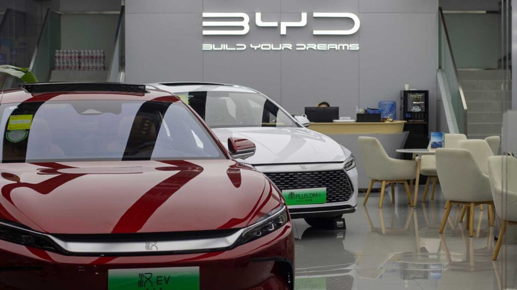 two cars