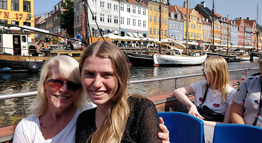 Sue Alley took her Mom sightseeing when she came for a visit during Sue's semester in Copenhagen