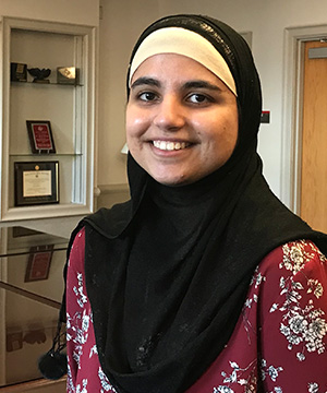 Noor Bokhari, Poole College Diversity and Inclusion student team member
