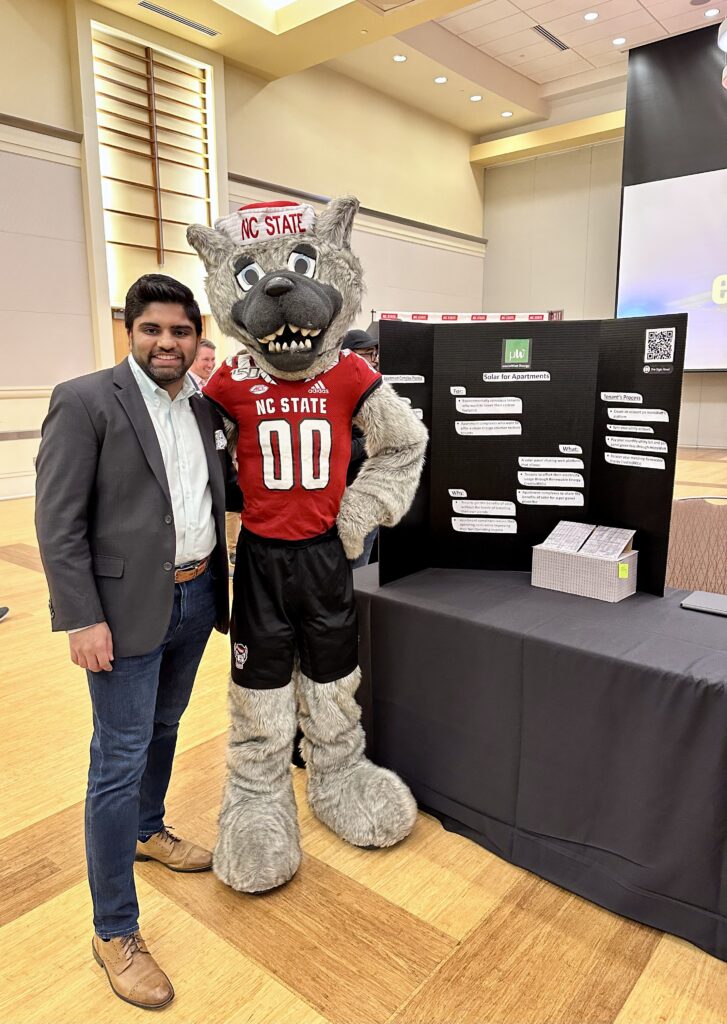 Melhar Shah at NC State's eGames competition.