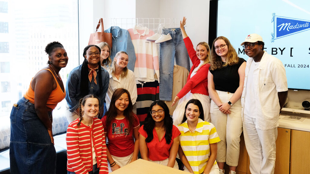 Group of interns at Madewell