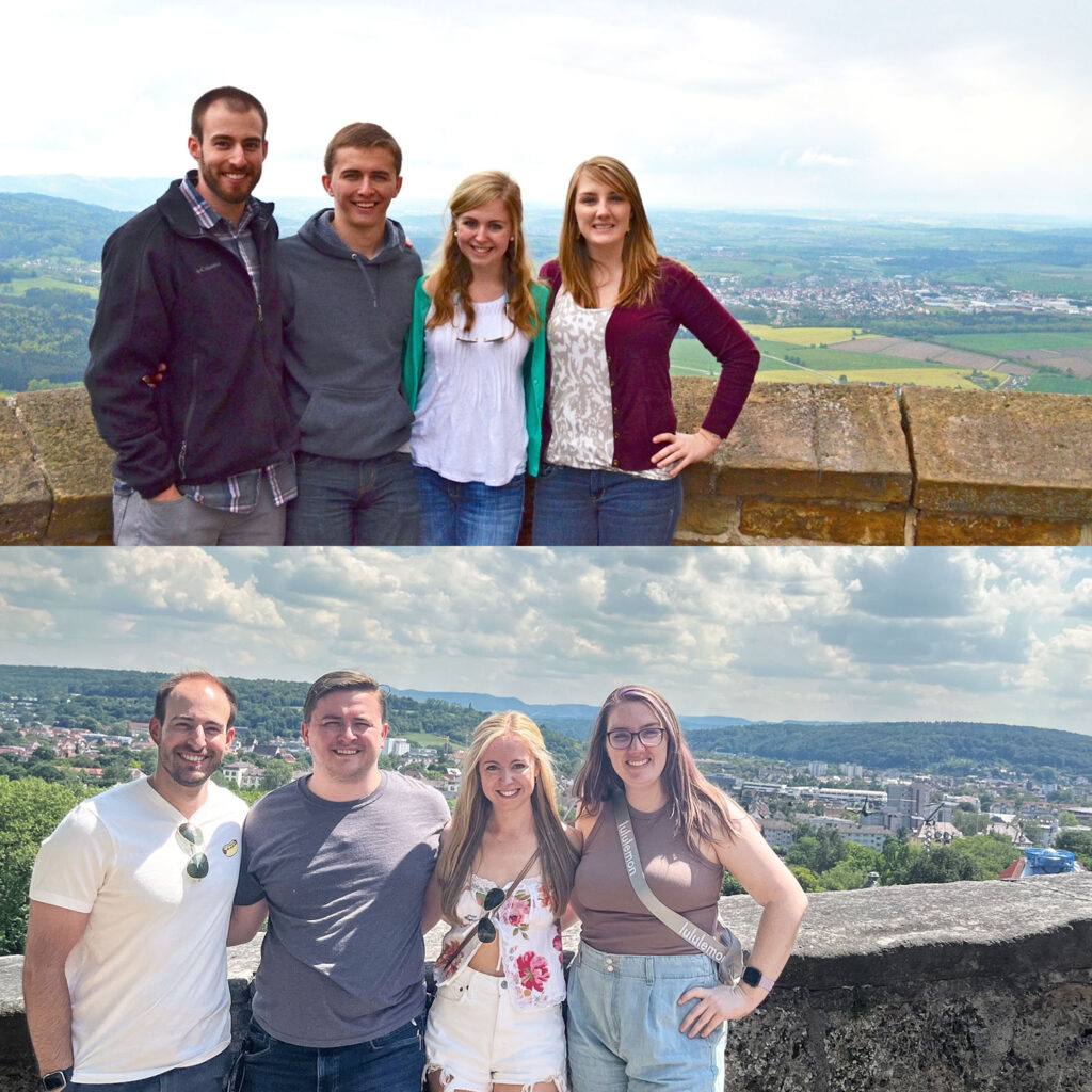 group of travelers in Germany