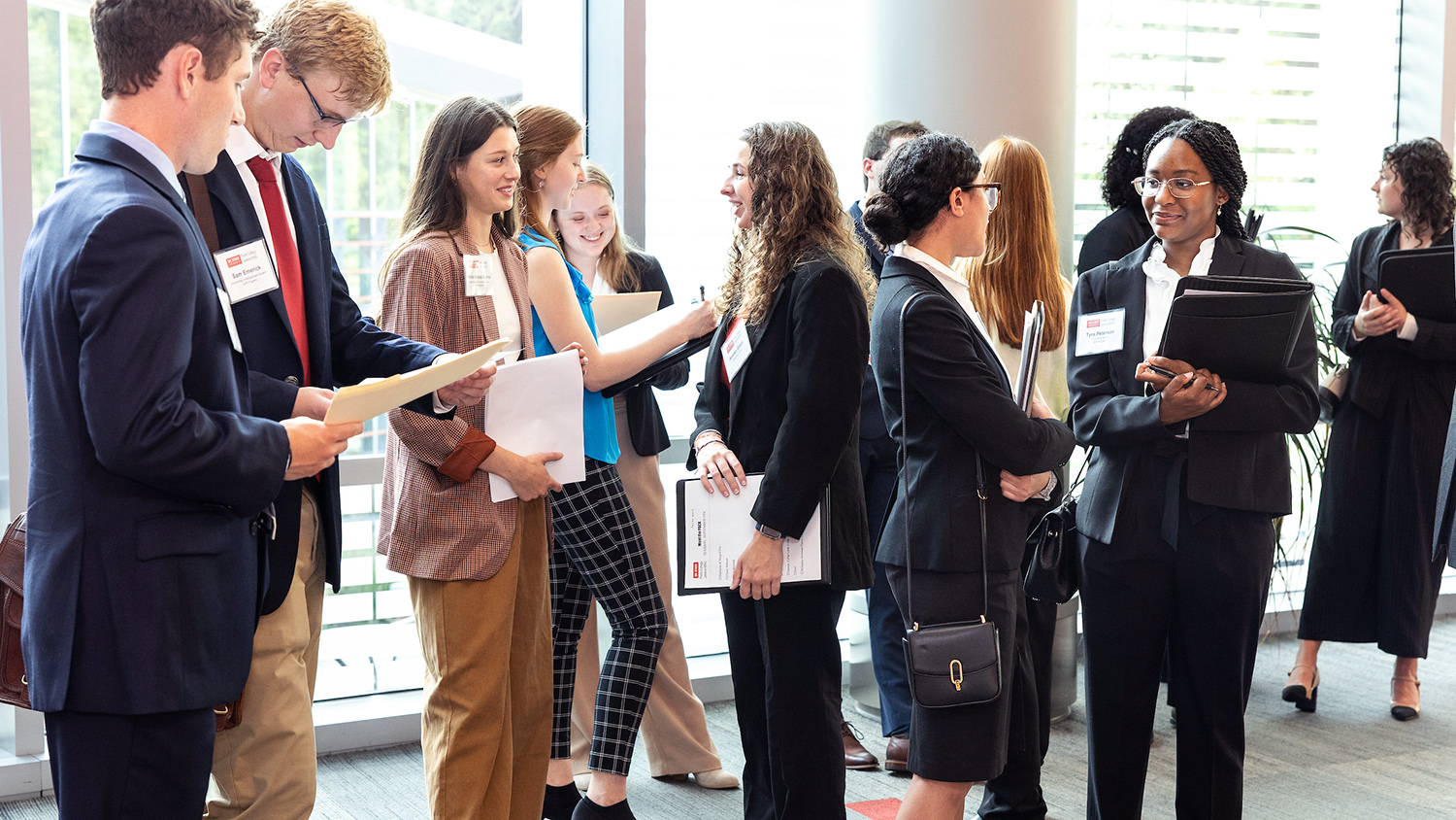 Poole College students at the annual career fair