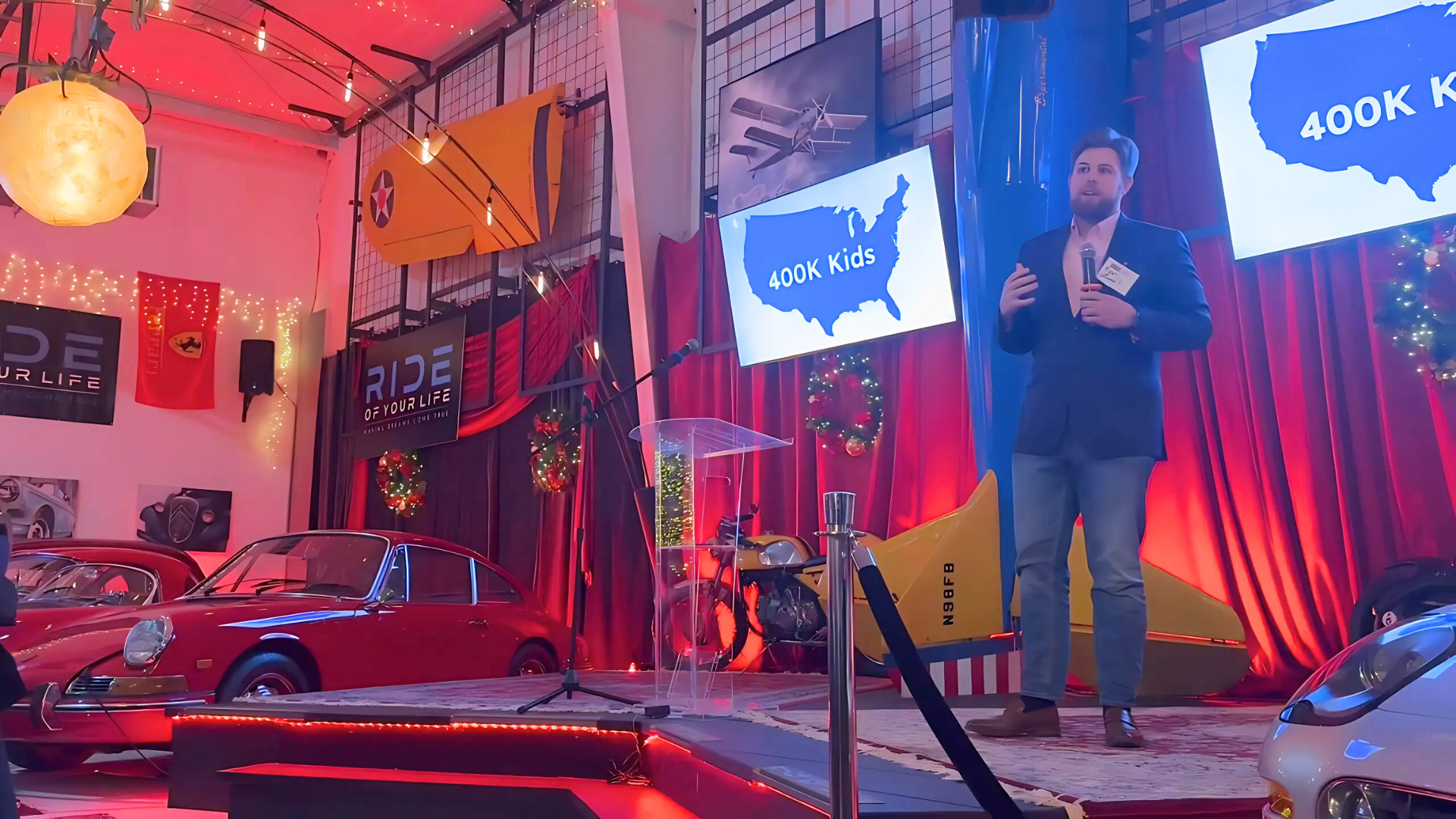 Ryan O’Donnell gives speech