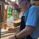 Richard Warr making a 