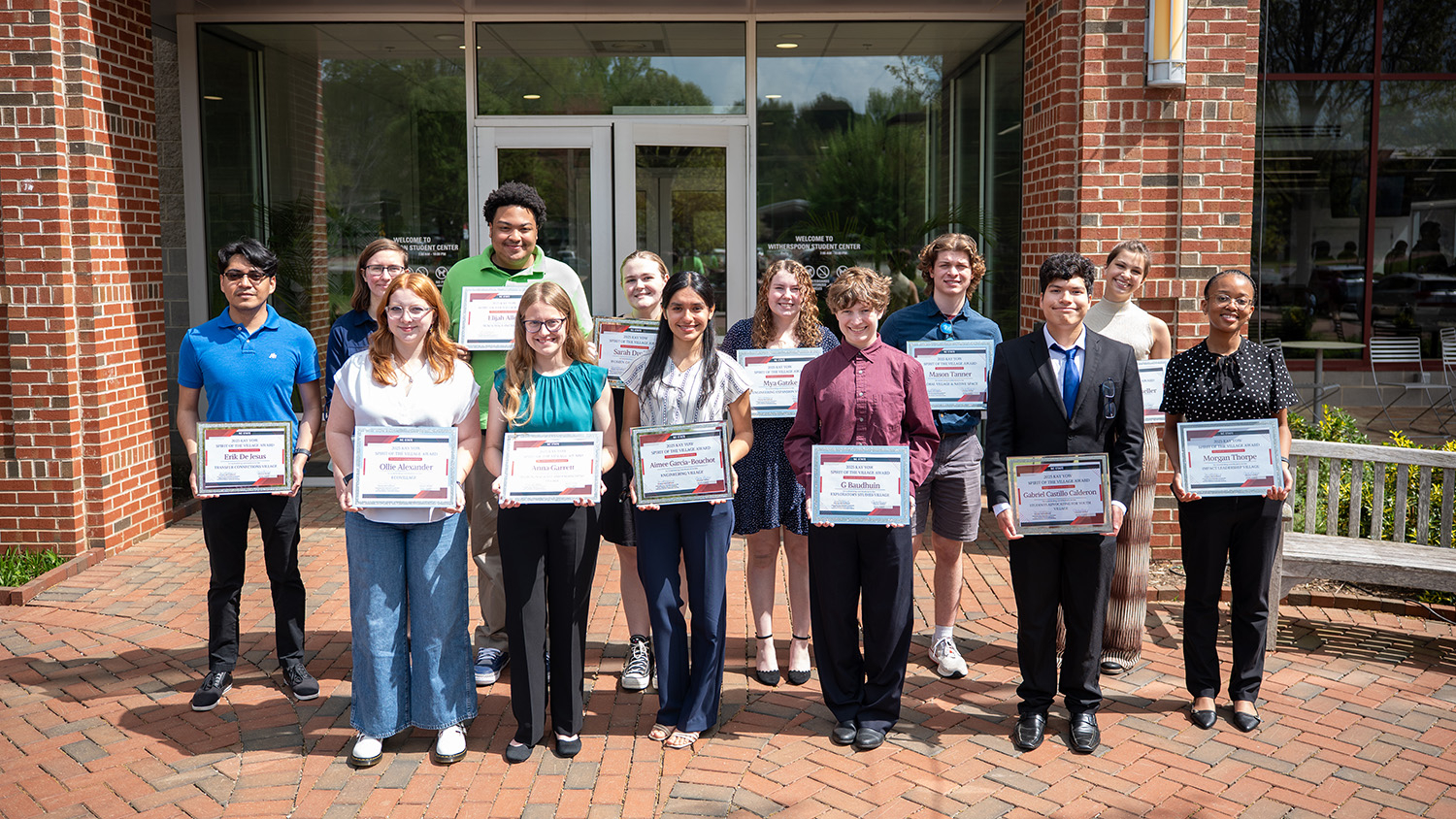 Spirit Of The Village Awardees