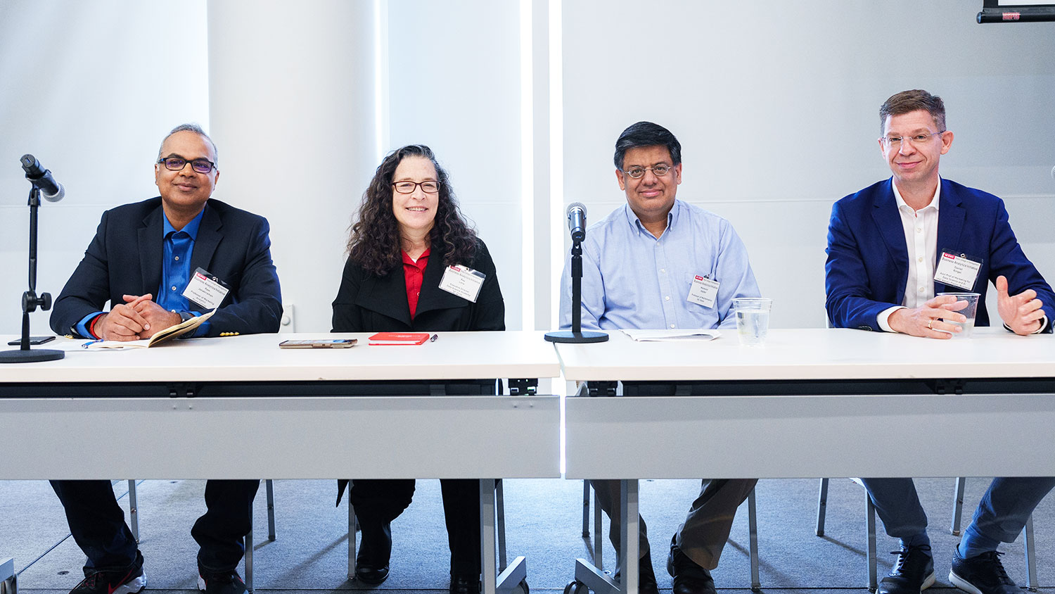 four panelists at BAI Roundtable