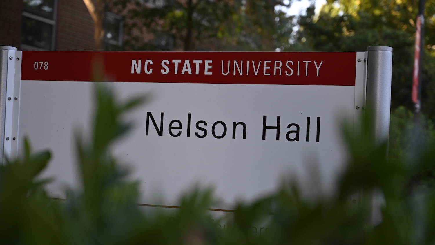 Nelson Hall Sign