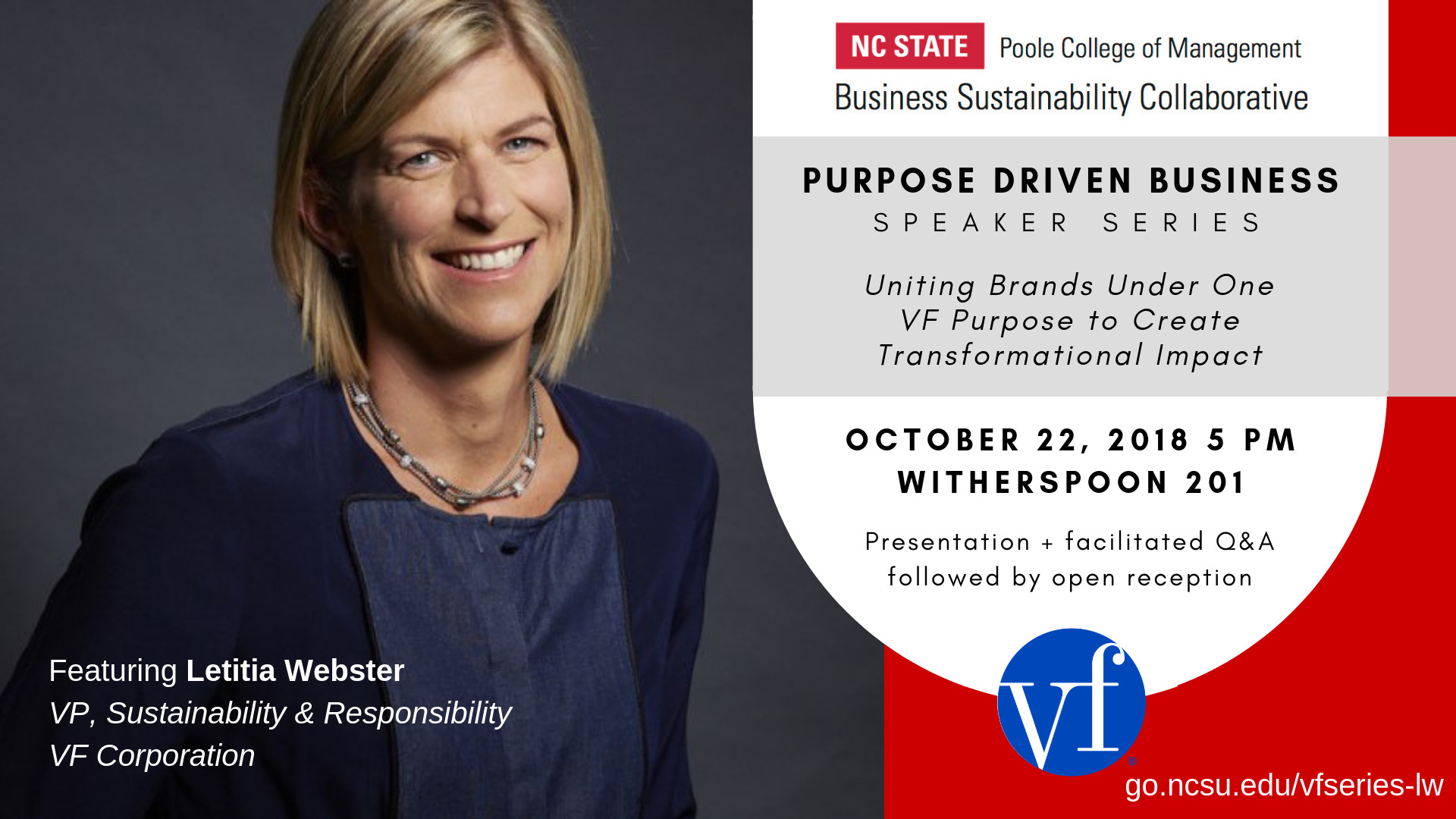 VF Purpose-driven Business Speaker Series: Letitia Webster, VP of ...