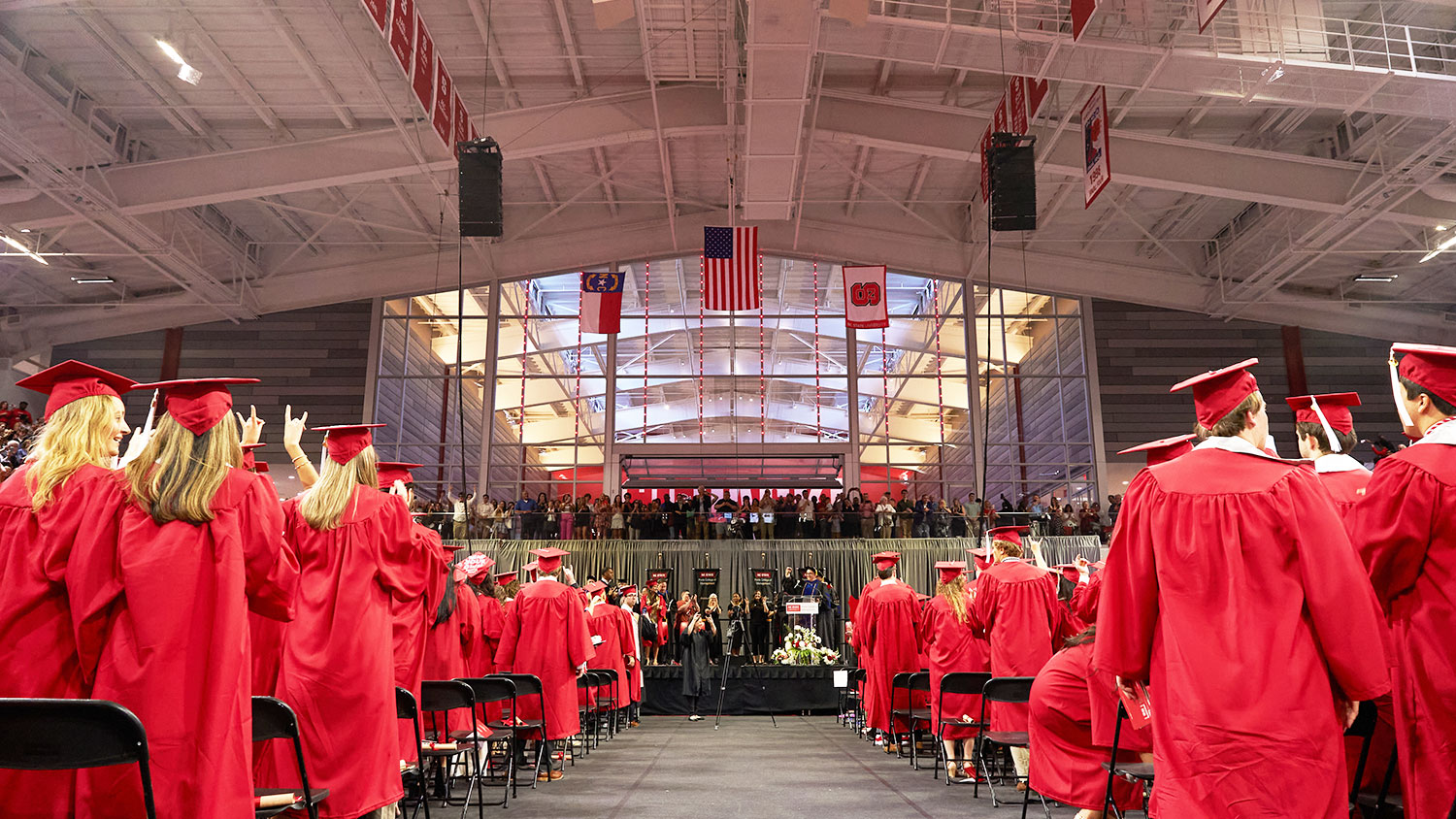 Poole College commencement in Reynolds Coliseum